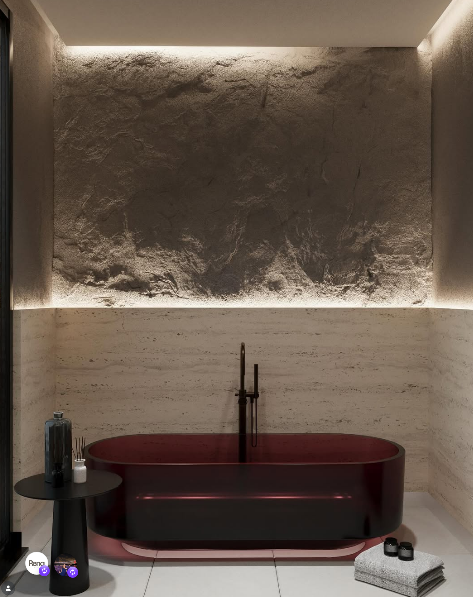 Mor Banyo Küvet